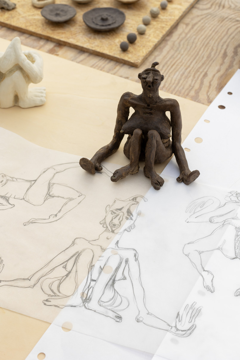 Process - From drawing too clay 