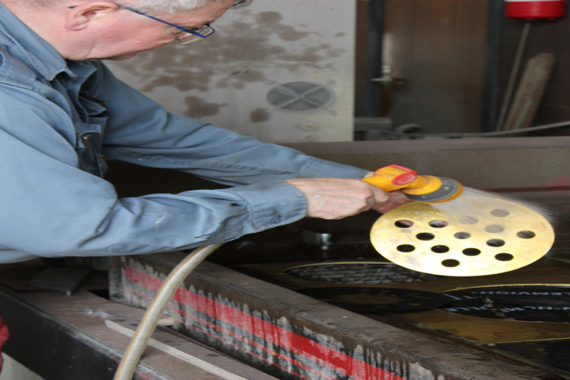 Brass part : water cut at TRIO NEXOE, Nexø 3730 Denmark