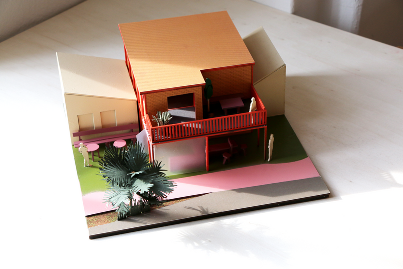 Physical model - suburban densification 