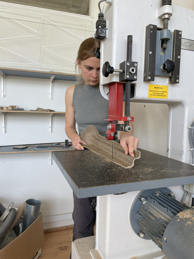 cutting parts after pressing