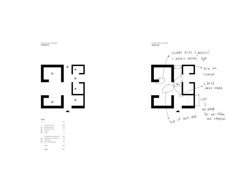 Living Unit Sketch – Variant 2