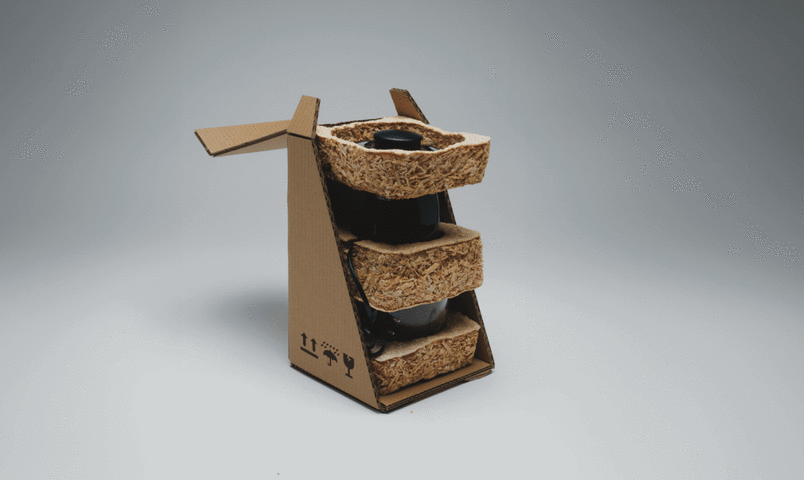 Rewood - Protective packaging prototype