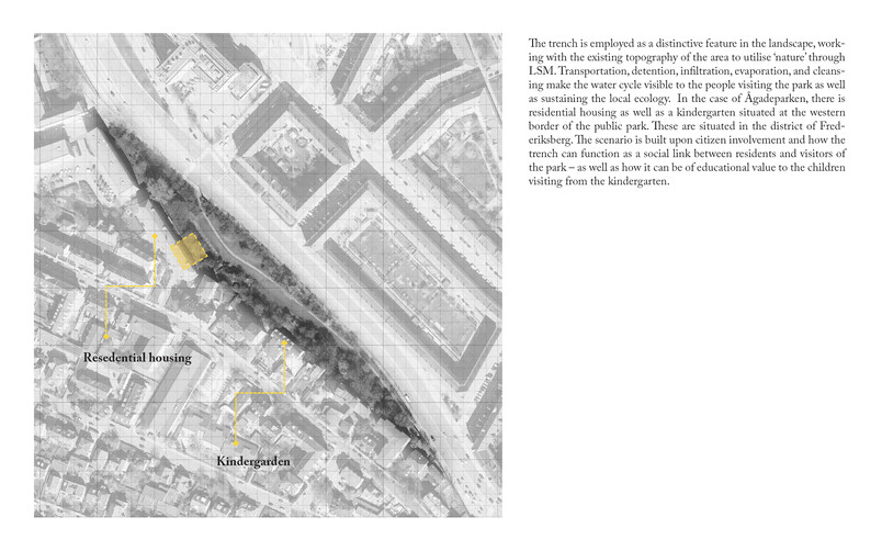 Orthographic map of Ågadeparken showing where the scenario is situated