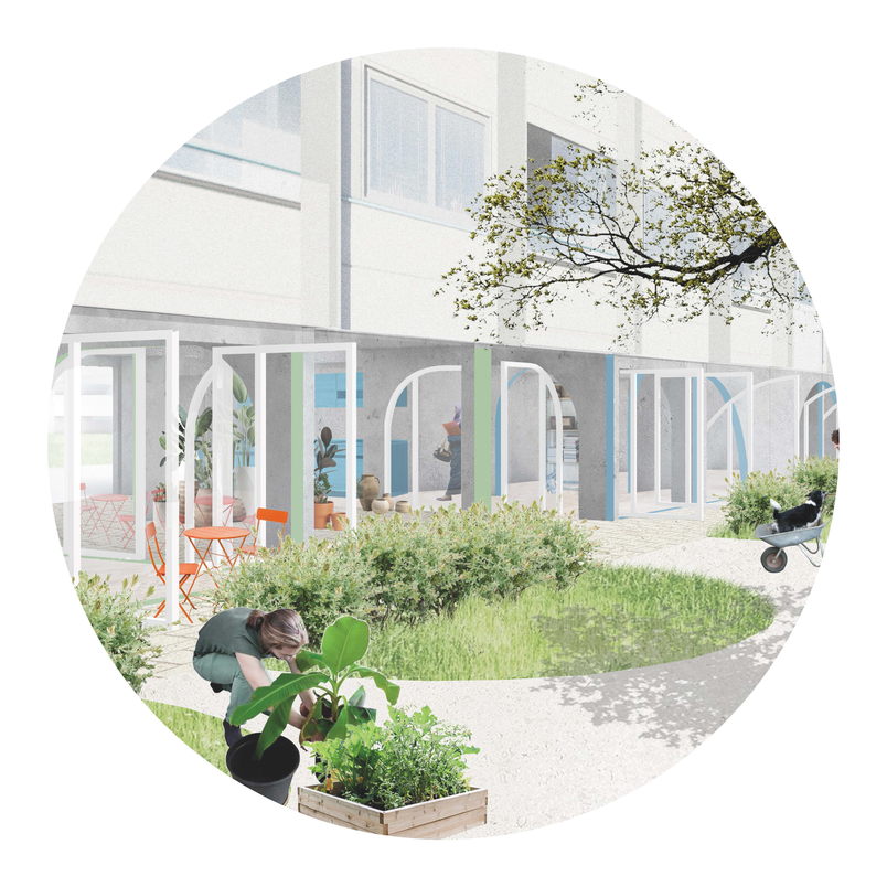 Exploring horizontal expansion, new connection throughout building