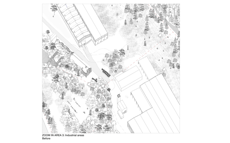 ZOOM IN AREA 3: Industrial areas Before