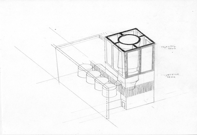 Sketch of the cooling tower