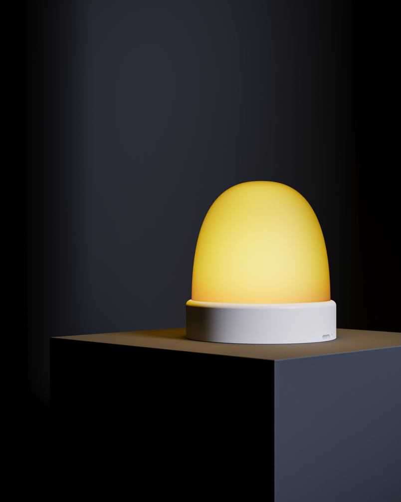 A night light showing high blood sugar.