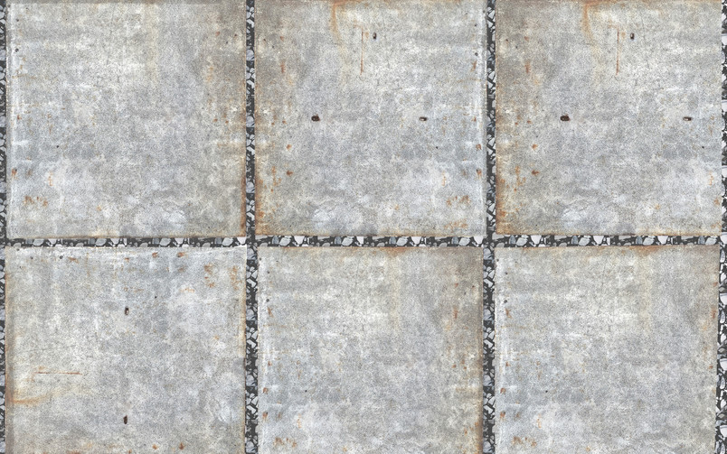 Terrazzo reparing the holes