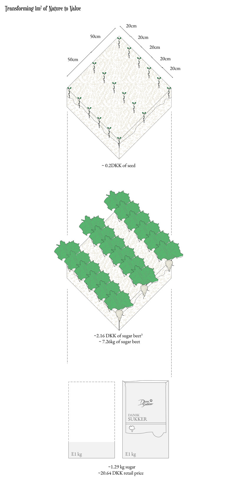 Transforming 1m2 of Nature to Value