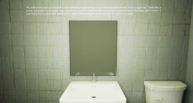 screenshot of mirror interaction
