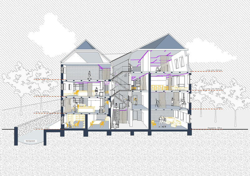 sectional perspective 1