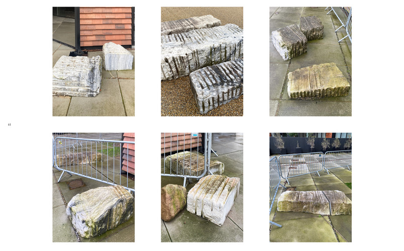 Marble blocks