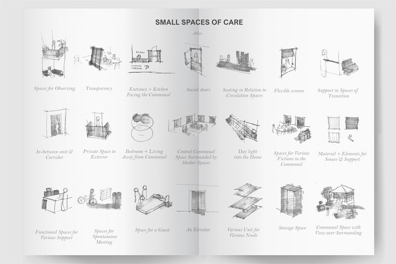 Catalouge over "Small Spaces of Care"