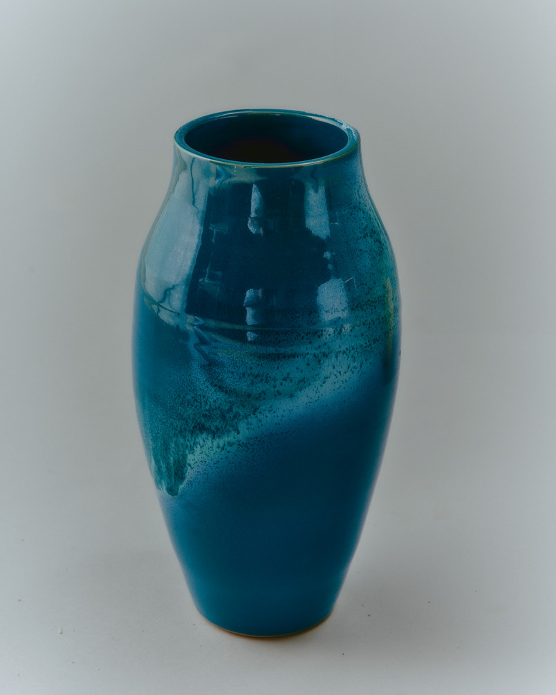 Photo of #4 Small Blue Vase by Peter Winter 
