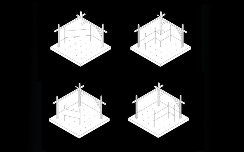Exhibition Objects – Configurations and Partitions Possibilities