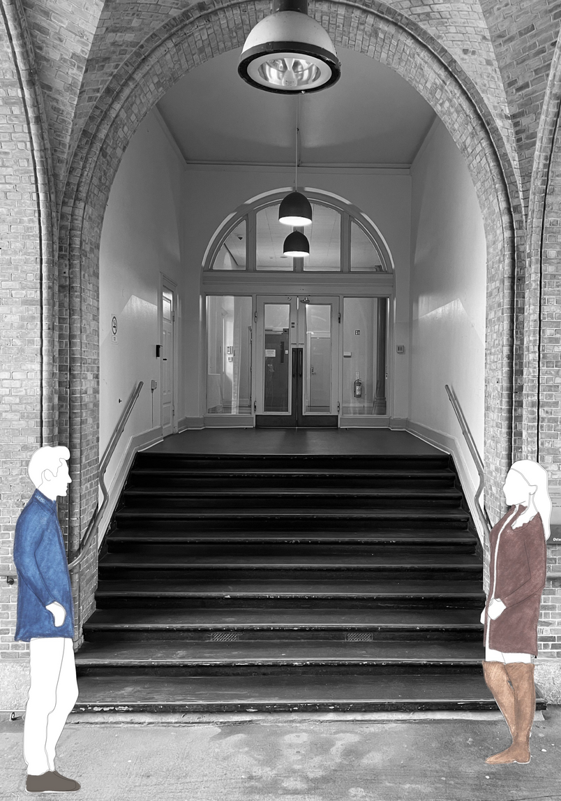 Entrance to main building
