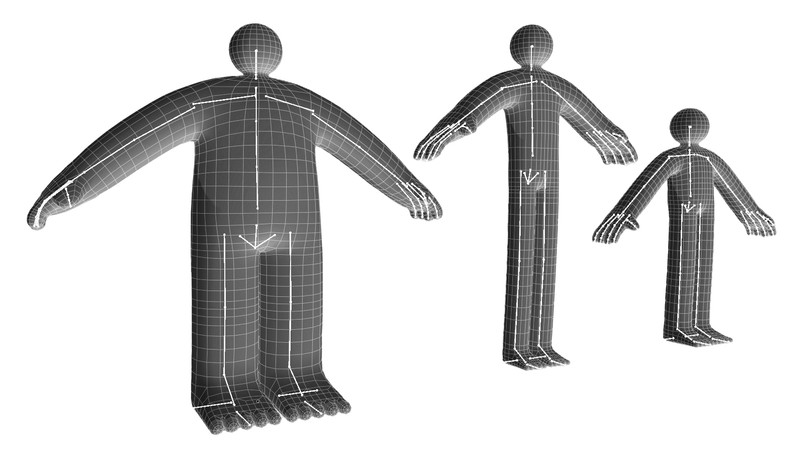 Imprint character 3D models
