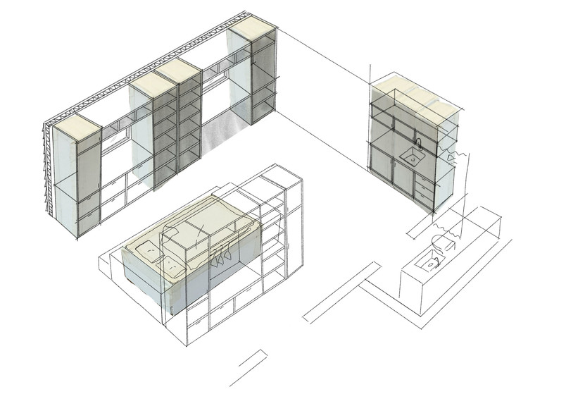 Room layout sketch