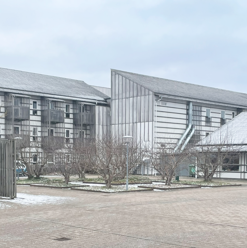 A site photo showing the retirement home