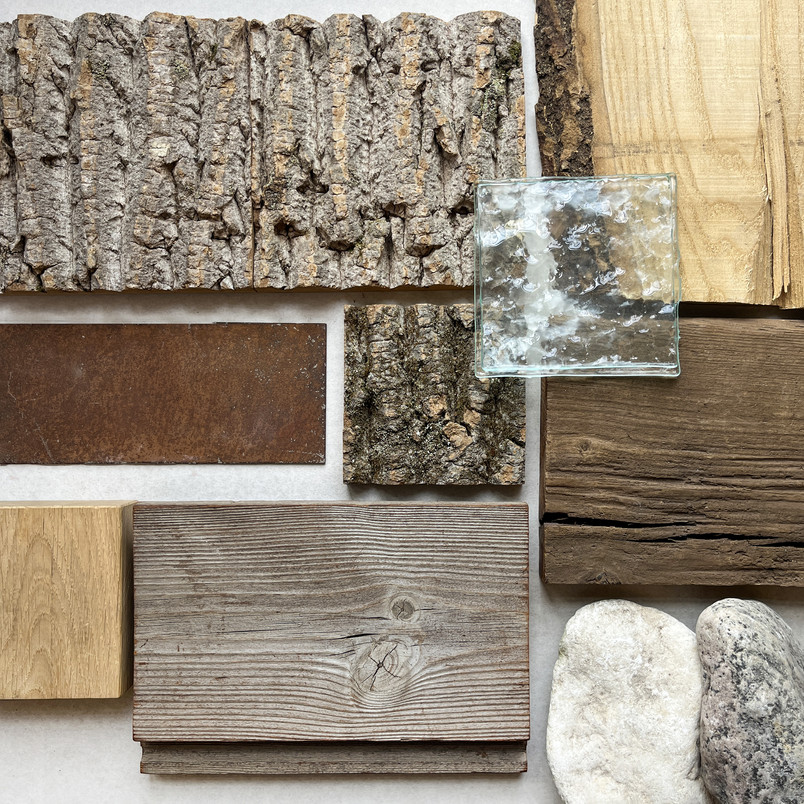 MATERIAL MOODBOARD FOR THE OUTDOOR