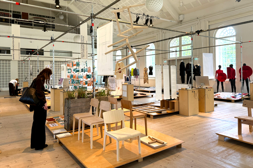 Afgang 2025: vue over designernes udstilling