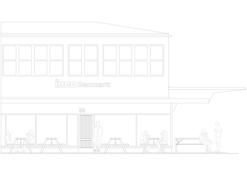 Inhabited site drawing