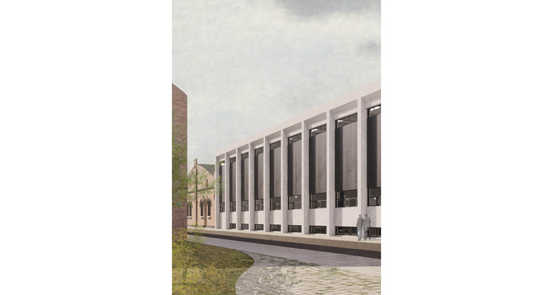 Visualisering - Facade før