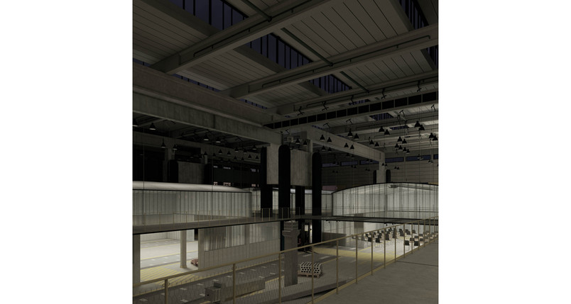 Visualisering - Byggehal