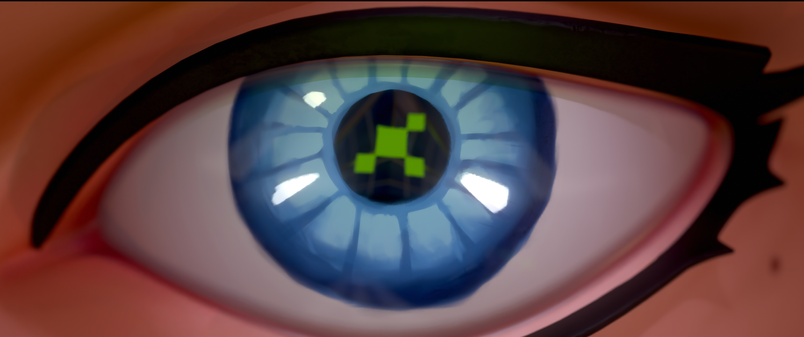 Extreme close up of eye