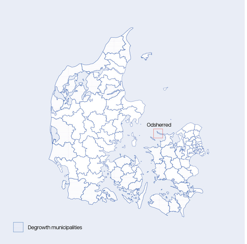 Categorised as a degrowth municipality, with issues within care and low budgeting