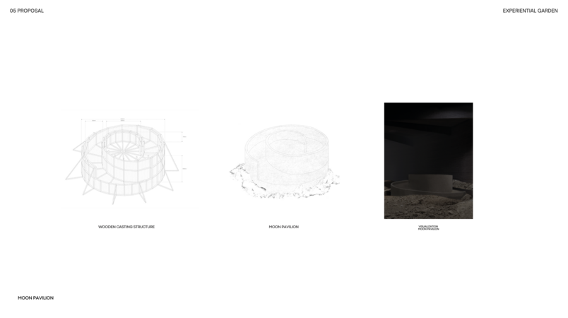 REUSE OF LIMESTONE TO CAST MOON PAVILION