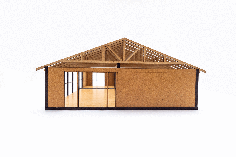 Studies of the load-bearing structure of the house