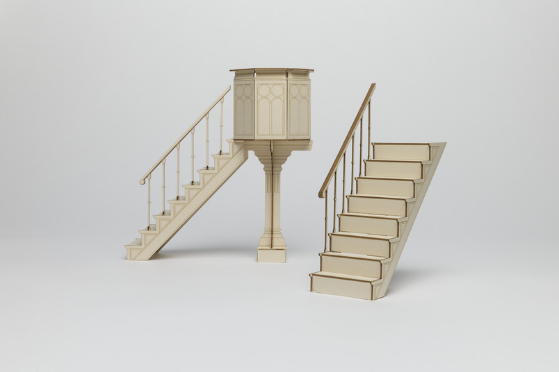 Pulpit - existing & proposal 