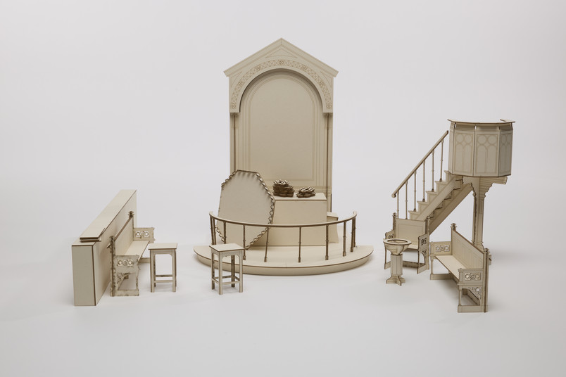 Existing furnishings 1:10 model