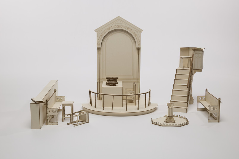 Existing furnishings 1:10 model
