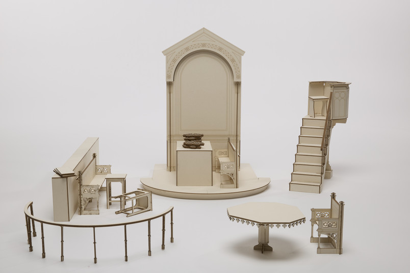 Existing furnishings 1:10 model