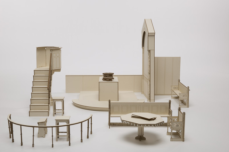 Existing furnishings 1:10 model