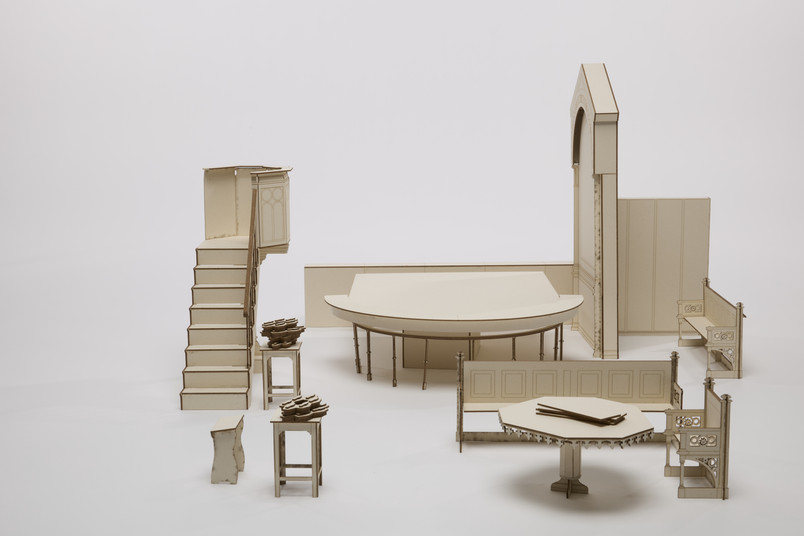 Existing furnishings 1:10 model