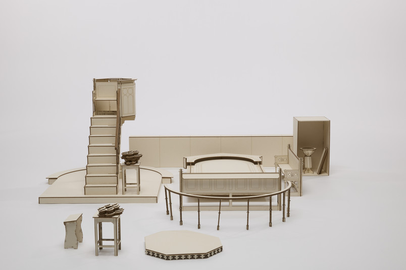 Existing furnishings 1:10 model