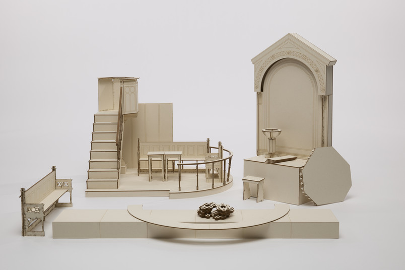 Existing furnishings 1:10 model