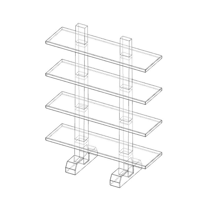 Shelf made in Scots Pine