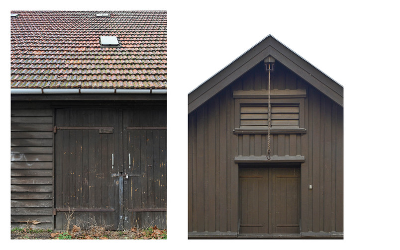 Existing wooden façade