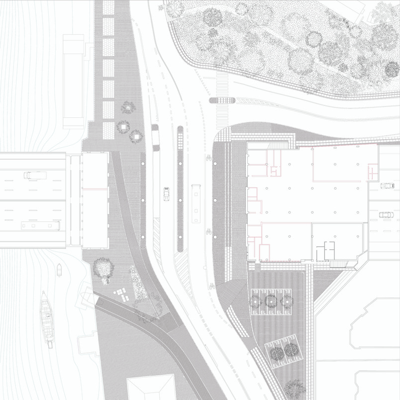 1: 100 plan, before renovation