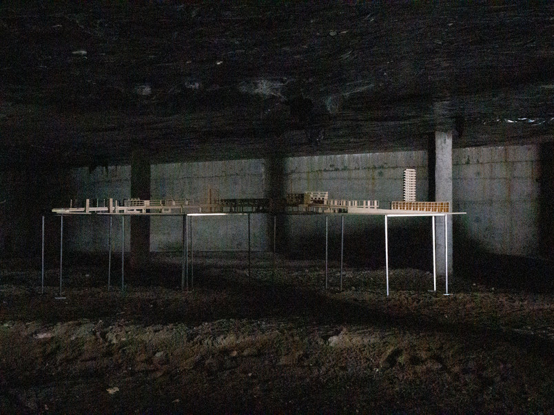Arkitekturmodel under Bispeengbuen