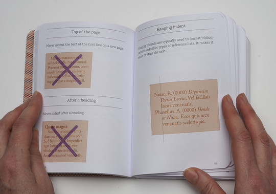 Spread from Type Tricks: Layout Design