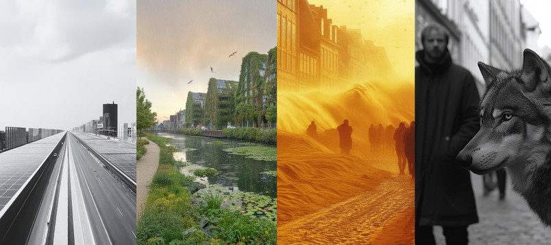 Imaginaries of future land use: solar panels, green transition, climate futures, biodiverity