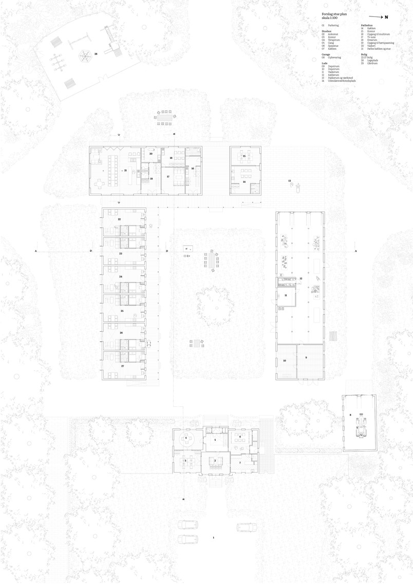Forslag - stueplan