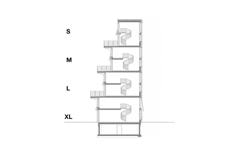 SMLXL Apartments Section