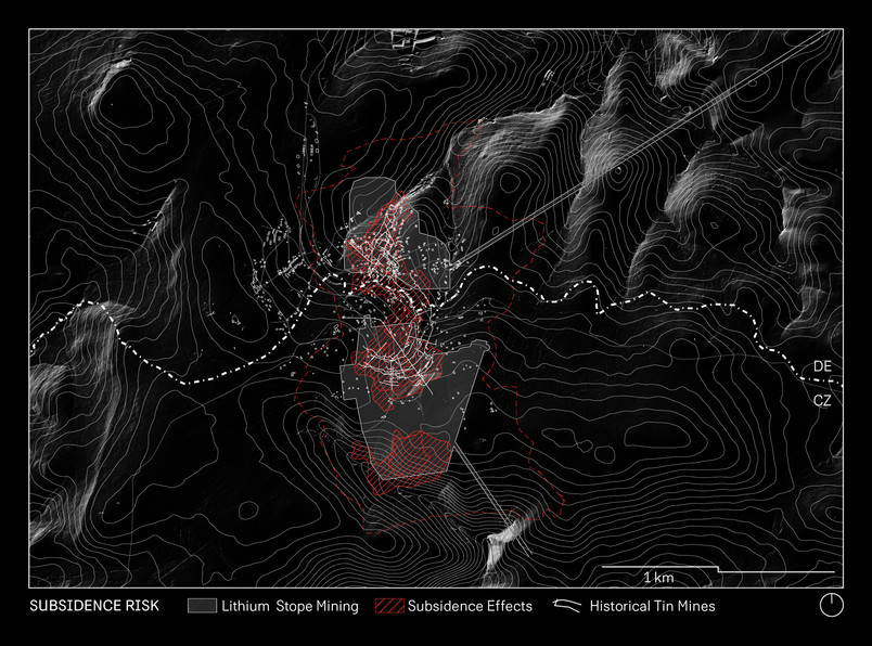 Map: Subsidence and Mining Palimpsest