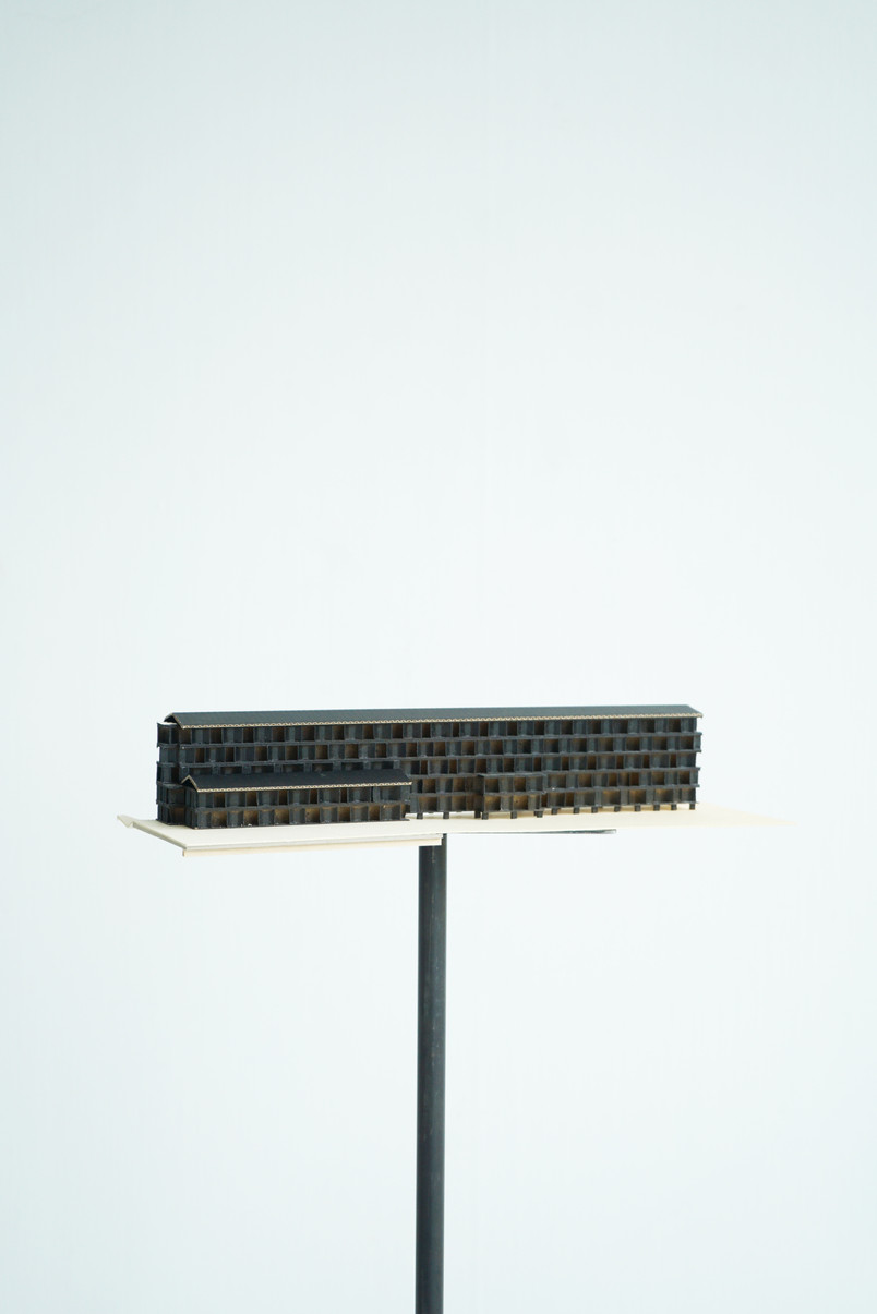 Model af tørreladen 1:200